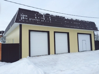 Гараж из сэндвич-панелей