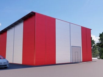 Холодный ангар-склад из сэндвич-панелей