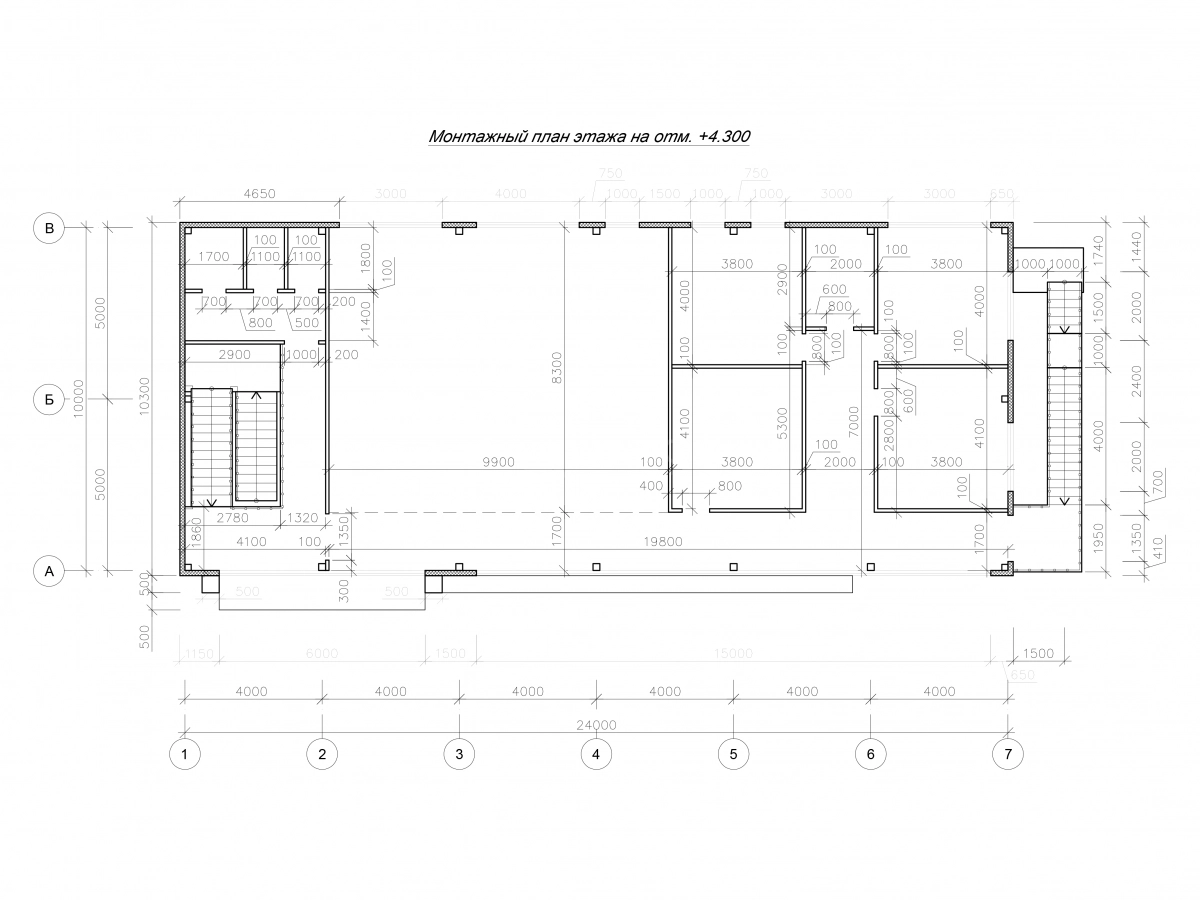 Планировка Офис из сэндвич-панелей -  фото 8