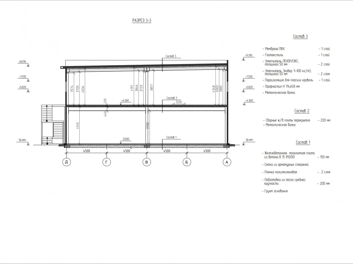 Планировка Магазин из сэндвич панелей -  фото 5